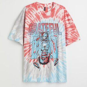 Grateful Dead Slam Your Face Tie Dye H&M Official T-Shirt 4XL XXXXL NWT